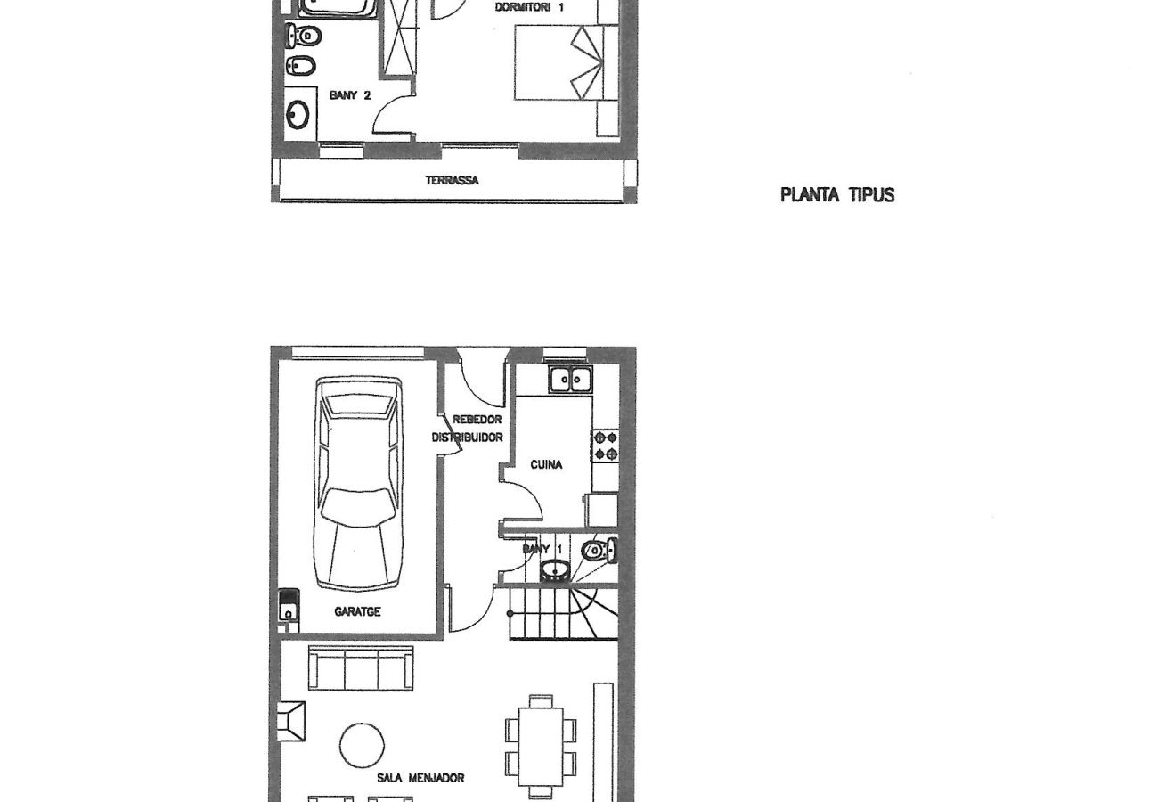Doppelhaushälfte in Torroella de Montgri - Eckhaus mit gemeinschaftspool (Nr. 50)