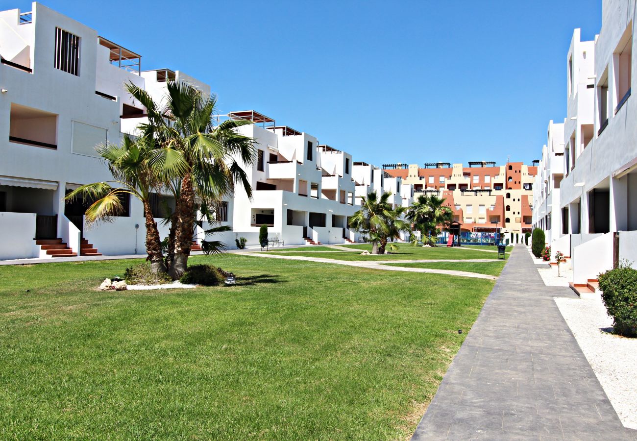 Ferienwohnung in Vera playa - Alborada 1º247 - Meerblick, 150M Strand, WiFi