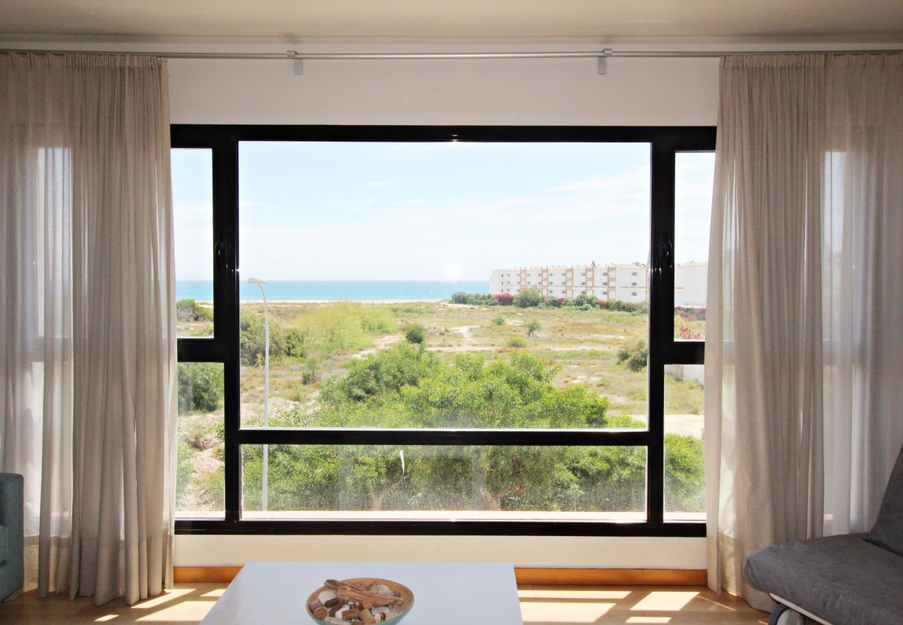 Ferienwohnung in Vera playa - Alborada - Penthouse - 150M Strand, WiFi, Meerblick