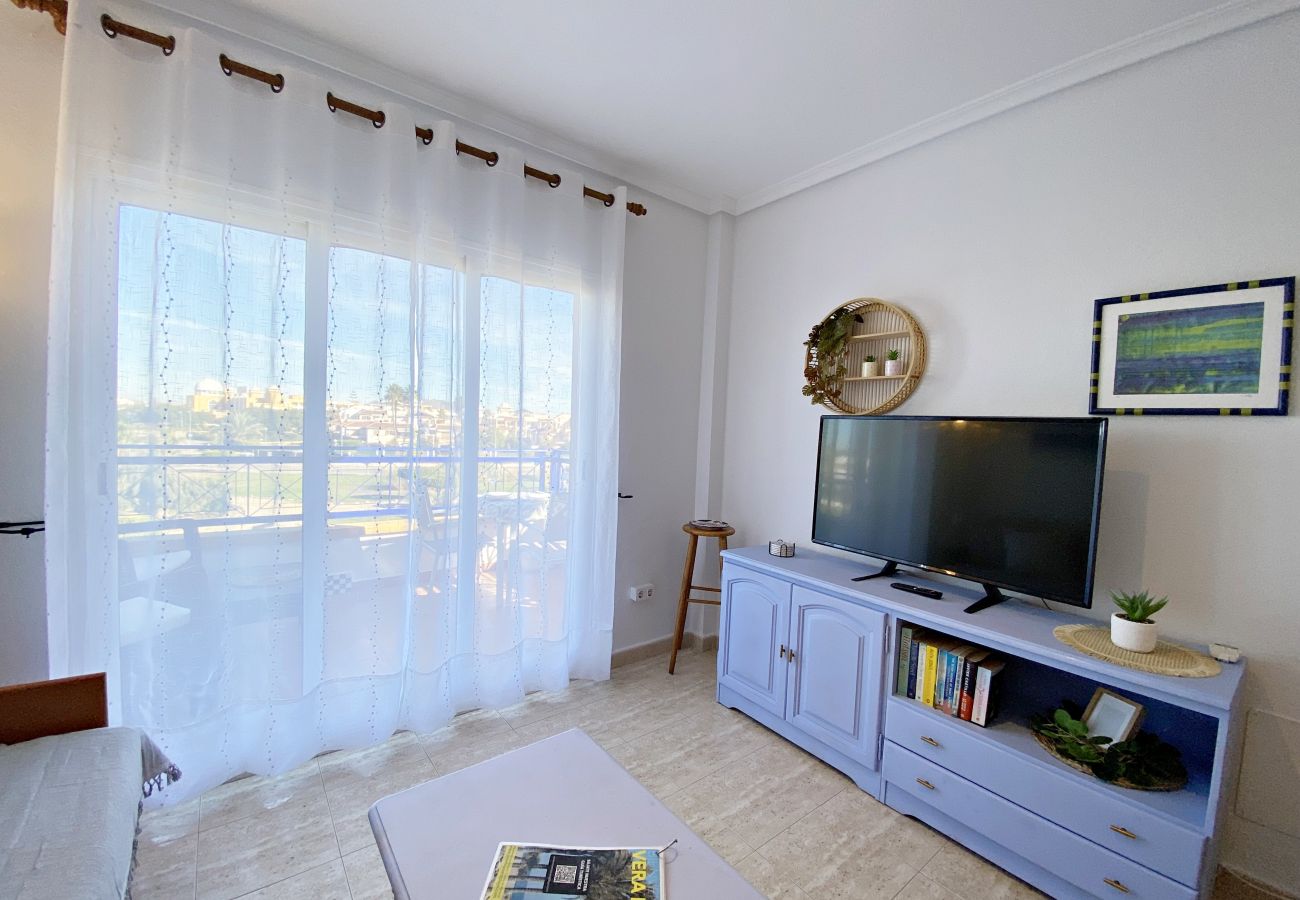 Ferienwohnung in Vera playa - Veramar 5 - Meerblick, 200M Strand, WLAN