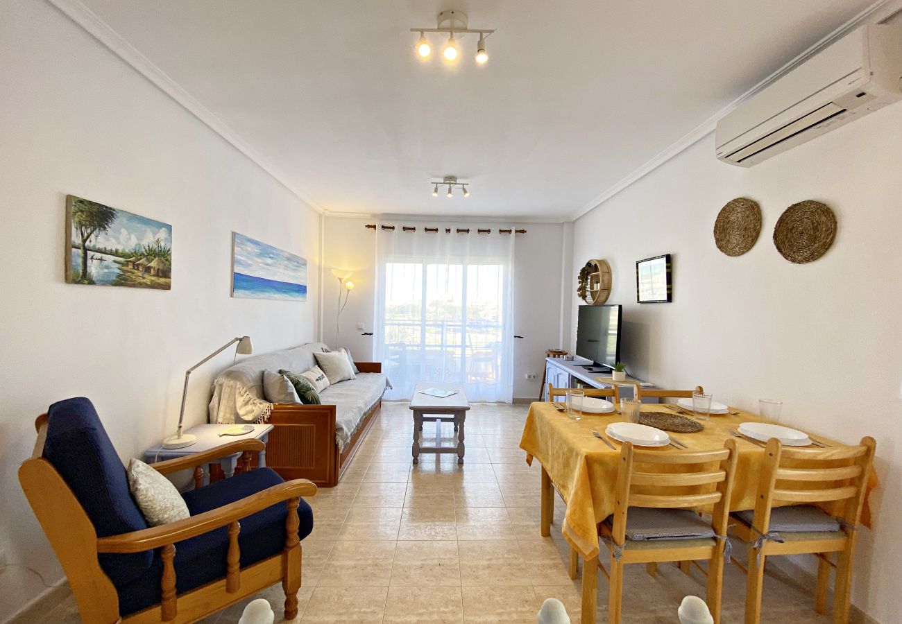 Ferienwohnung in Vera playa - Veramar 5 - Meerblick, 200M Strand, WLAN