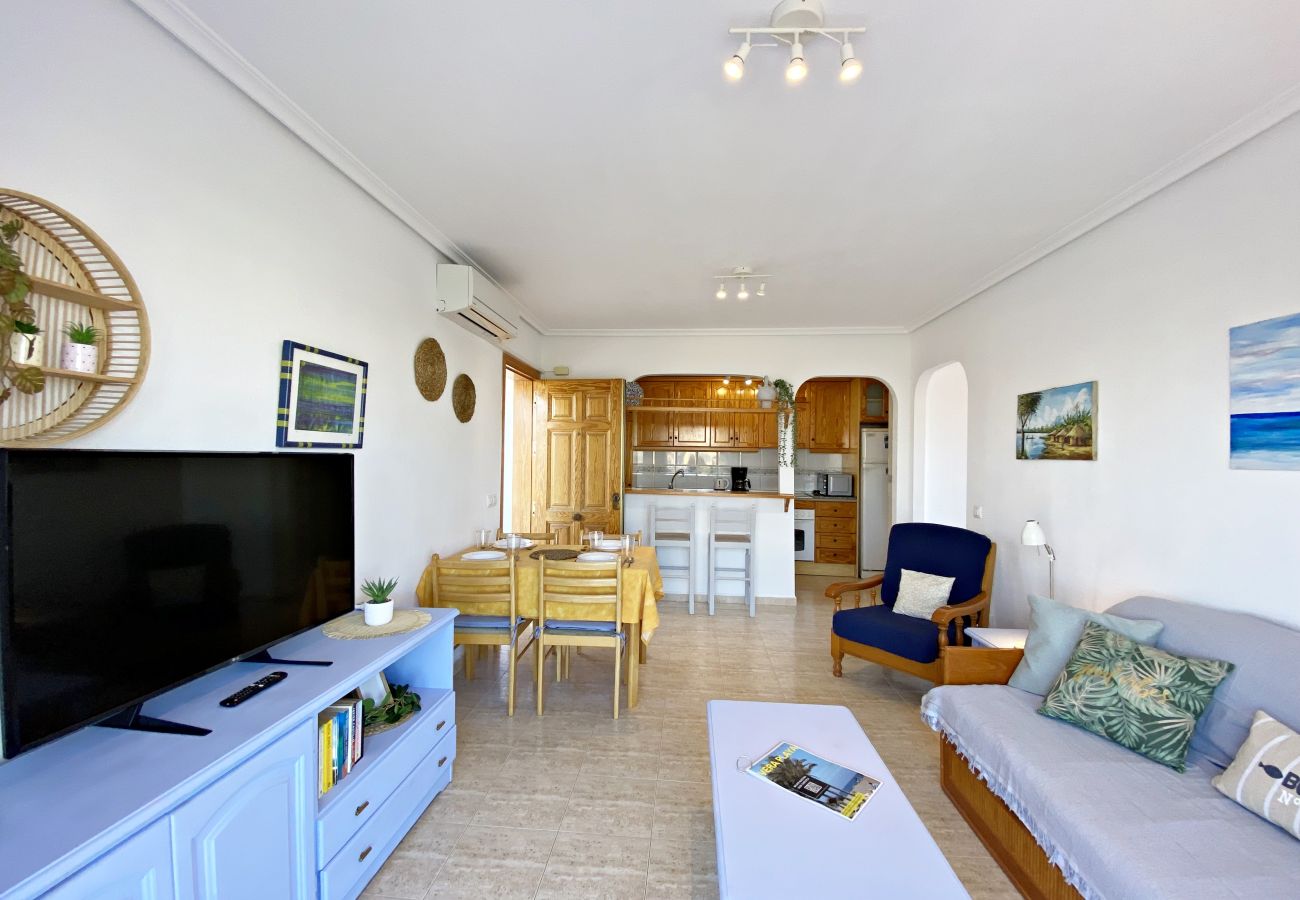 Ferienwohnung in Vera playa - Veramar 5 - Meerblick, 200M Strand, WLAN