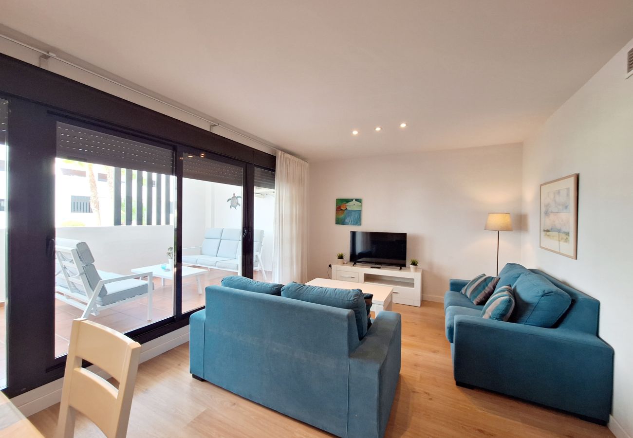 Ferienwohnung in Vera playa - Al Bajo Fam - Familienapartment mit Pool