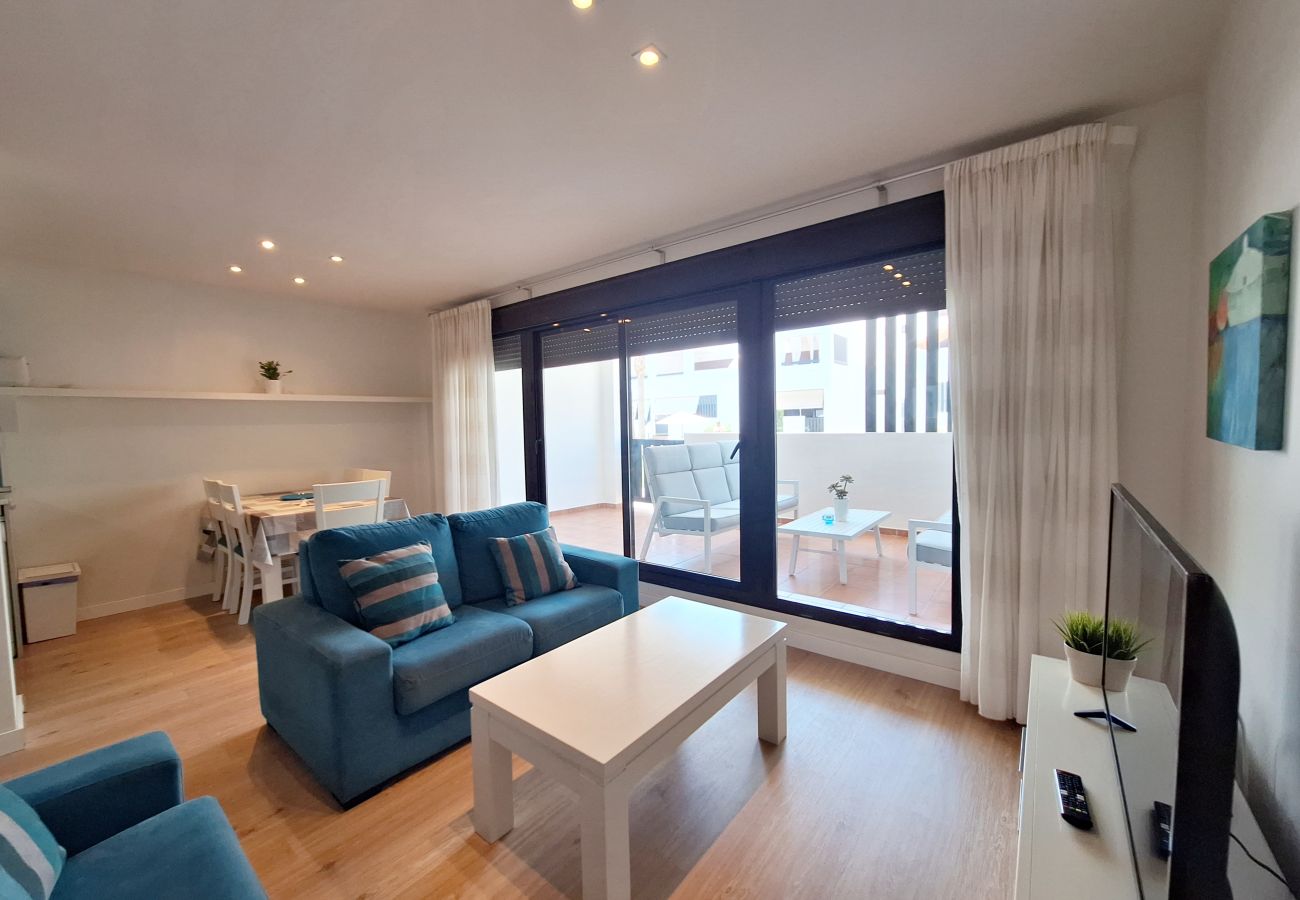 Ferienwohnung in Vera playa - Al Bajo Fam - Familienapartment mit Pool