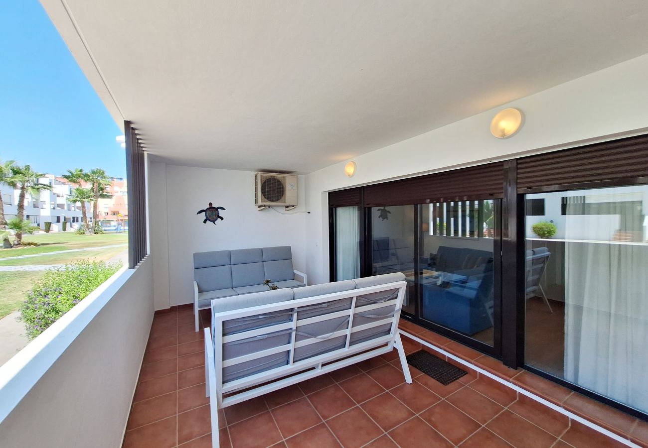 Ferienwohnung in Vera playa - Al Bajo Fam - Familienapartment mit Pool