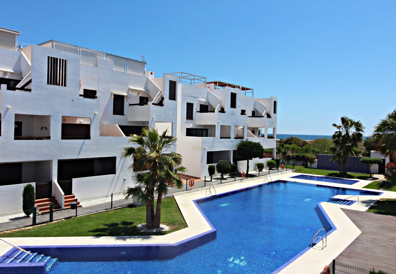 Ferienwohnung in Vera playa - Alborada 1º230 - WiFi, Terrasse, Gemeinschaftspool