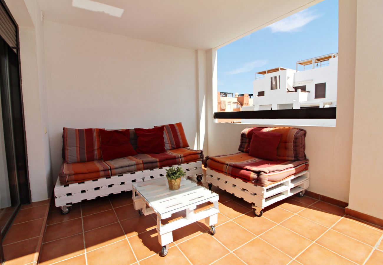 Ferienwohnung in Vera playa - Alborada 1º230 - WiFi, Terrasse, Gemeinschaftspool