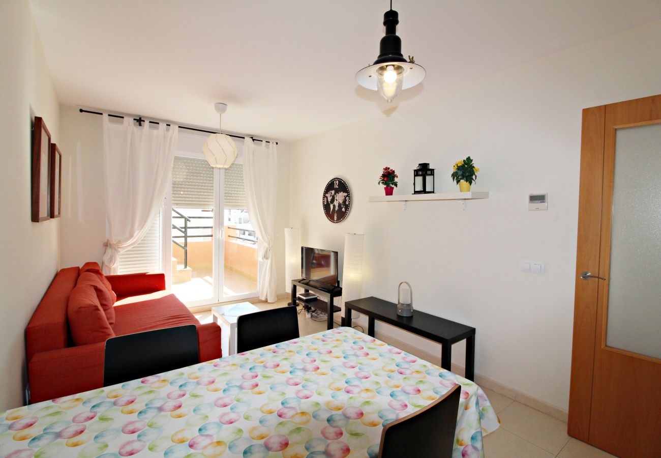 Ferienwohnung in Vera playa - Paraíso de Vera Penthouse- 350M Strand, WiFi & Solarium