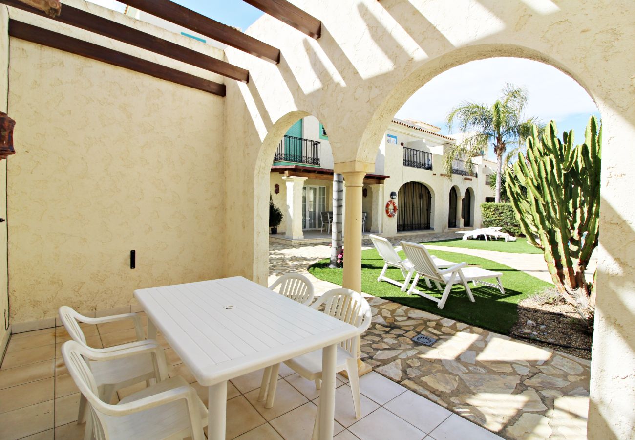 Stadthaus in Vera playa - Las Casitas III - 150m vom Strand, Terrasse, WiFi