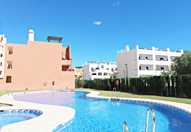 Ferienwohnung in Vera playa - Paraíso de Vera 1º- 350M Strand, Terrasse, Gemeinschaftspool