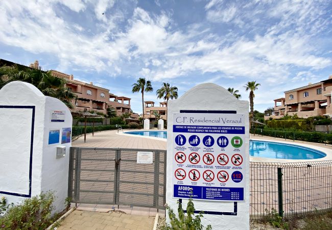 Ferienwohnung in Vera playa - Verazul Bajo - WiFi, privater Garten & Gemeinschaftspool