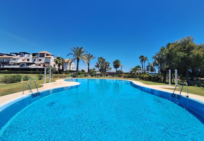 Ferienwohnung in Vera playa - JNV - Apartment am Strand mit privatem Garten