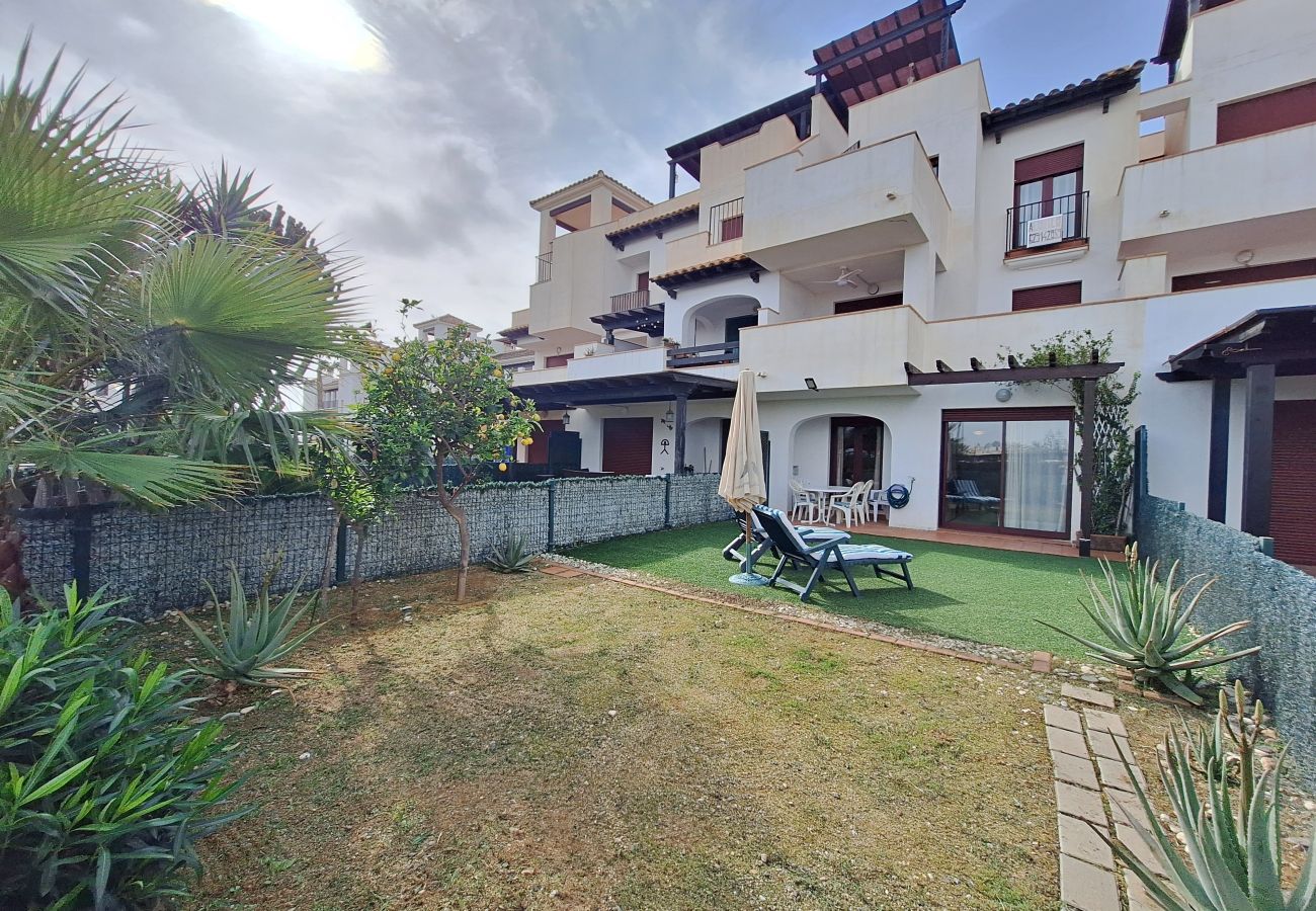 Ferienwohnung in Vera playa - JNV - Apartment am Strand mit privatem Garten