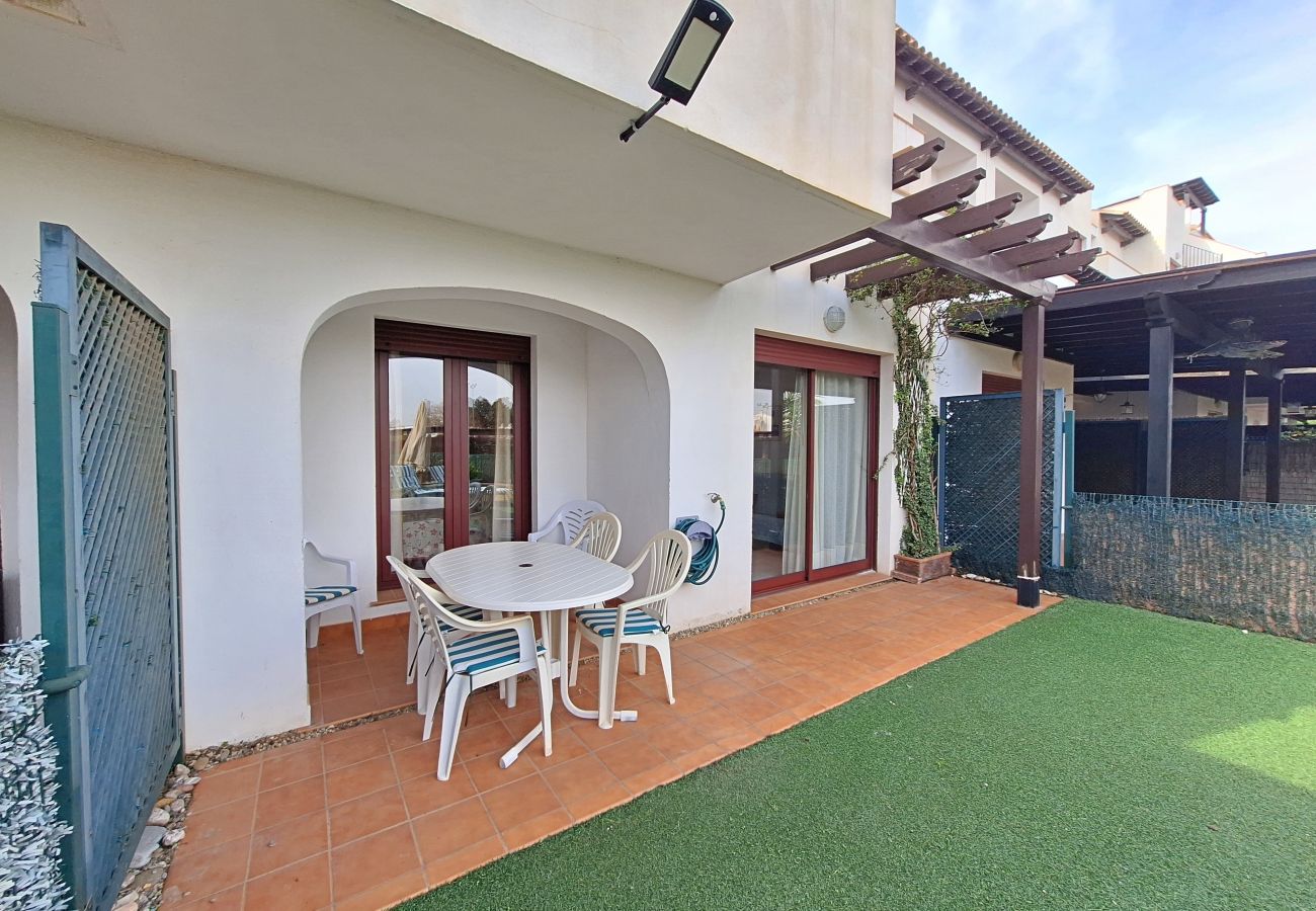 Ferienwohnung in Vera playa - JNV - Apartment am Strand mit privatem Garten