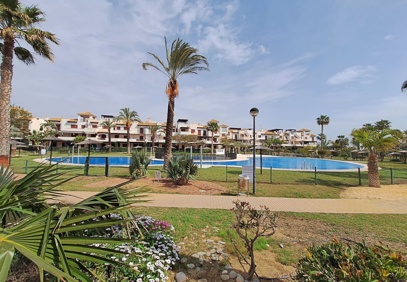Ferienwohnung in Vera playa - JNV - Apartment am Strand mit privatem Garten