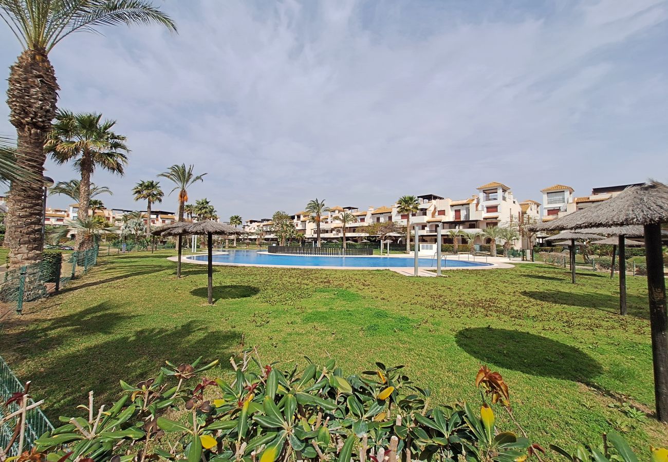 Ferienwohnung in Vera playa - JNV - Apartment am Strand mit privatem Garten