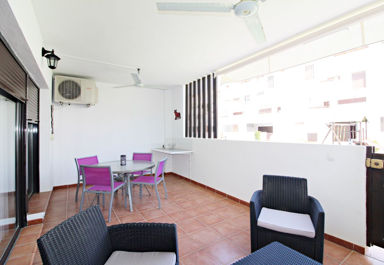 Apartamento en Vera playa - Alborada B133 - WiFi & jardín privado