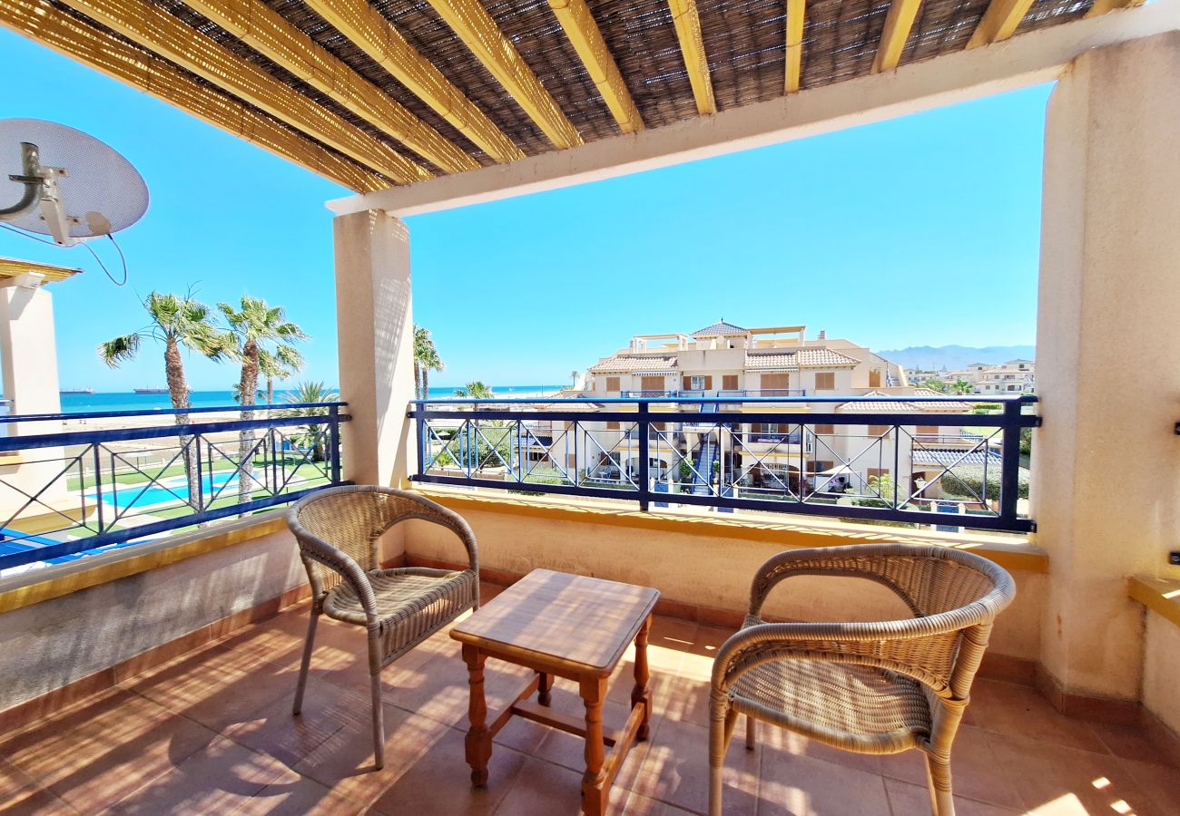 Apartamento en Vera playa - VM 4 - Ático en primera línea de playa con vistas al mar