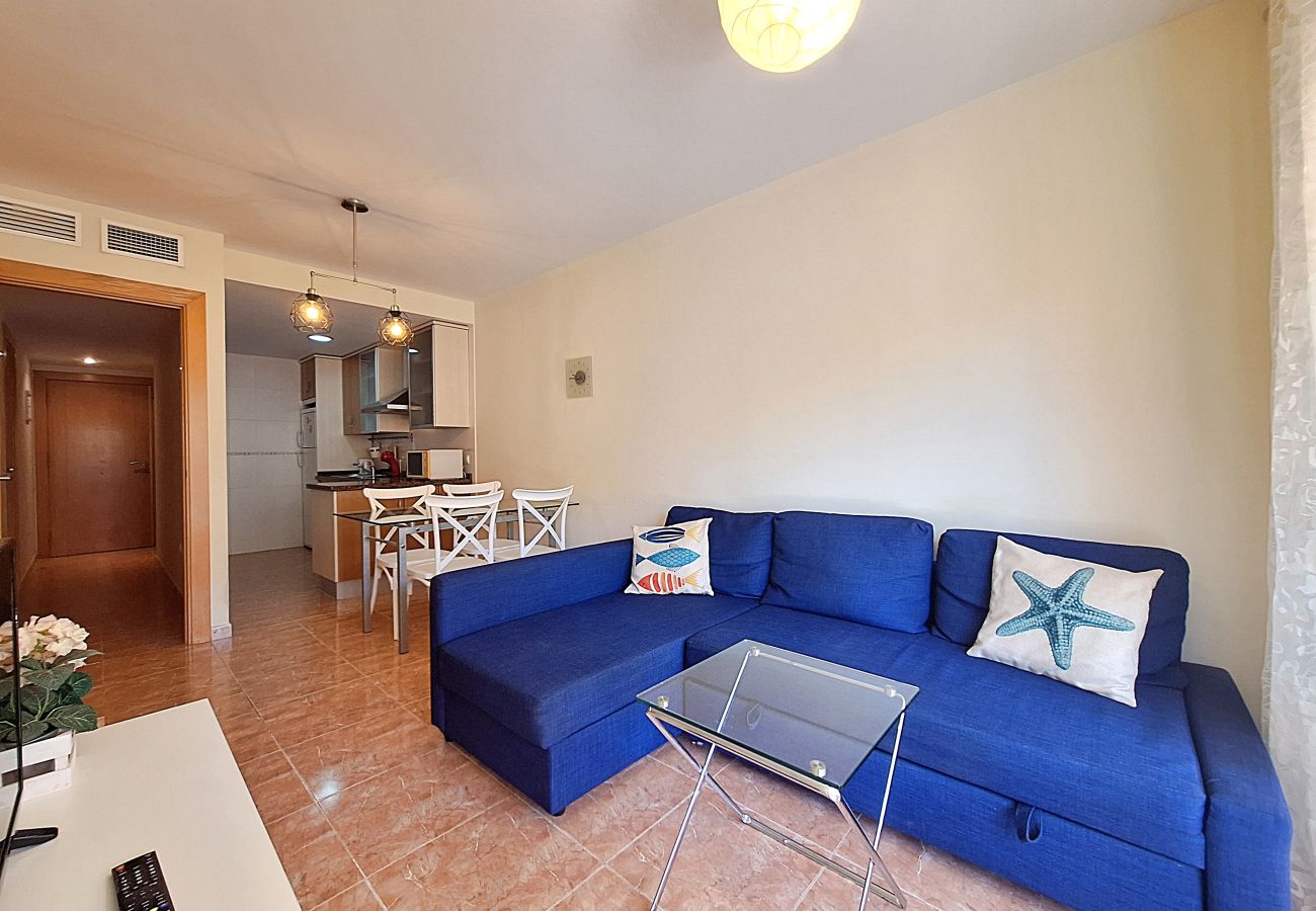 Apartamento en Vera playa - Nassau - Apartamento con terraza y piscina en Vera Playa