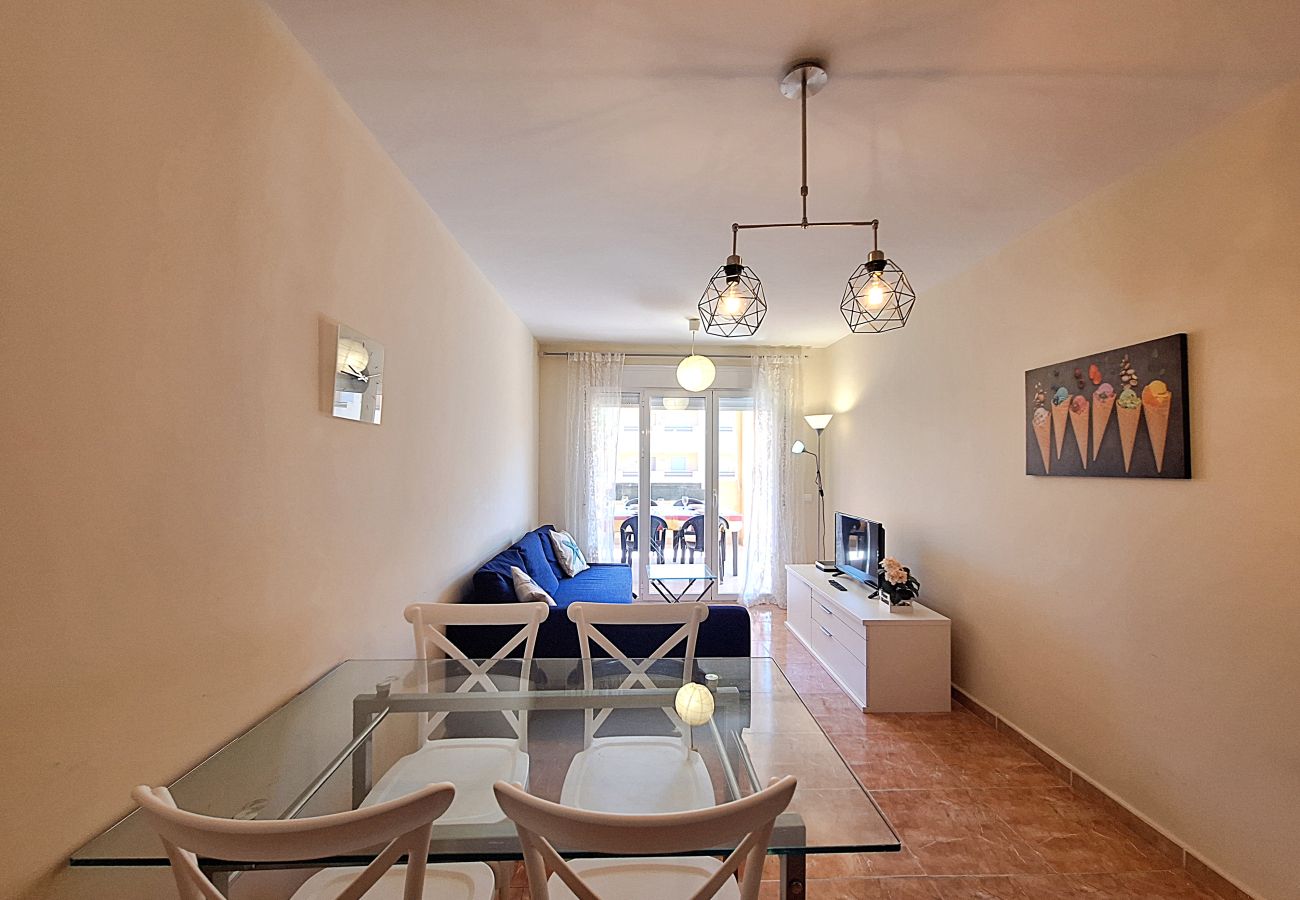 Apartamento en Vera playa - Nassau - Apartamento con terraza y piscina en Vera Playa