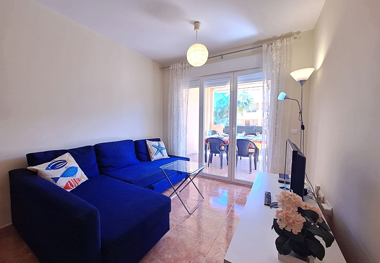 Apartamento en Vera playa - Nassau - Apartamento con terraza y piscina en Vera Playa