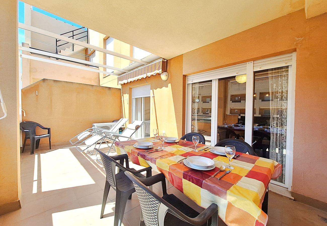 Apartamento en Vera playa - Nassau - Apartamento con terraza y piscina en Vera Playa