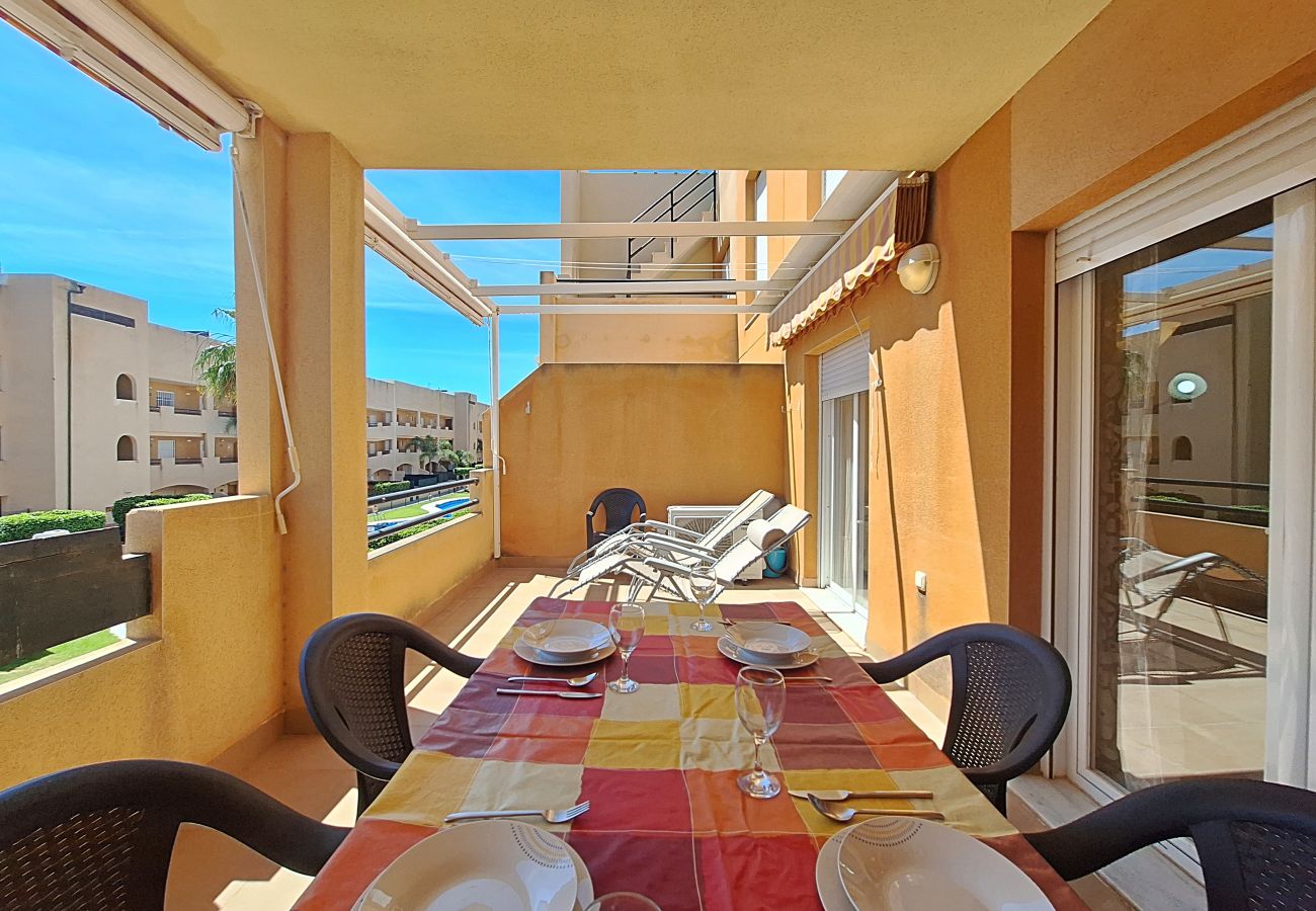 Apartamento en Vera playa - Nassau - Apartamento con terraza y piscina en Vera Playa