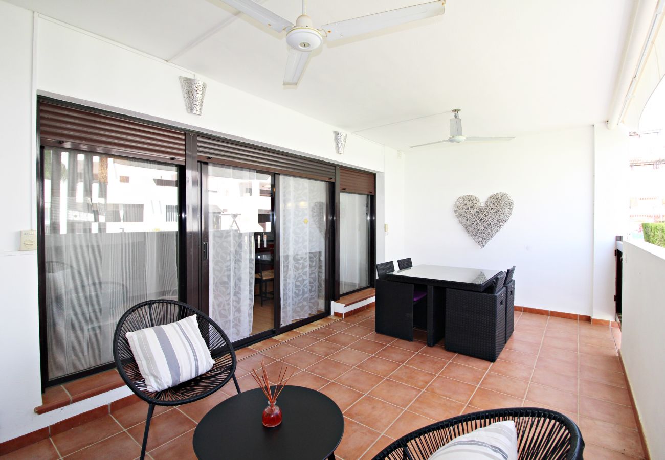 Appartement à Vera playa - Alborada B134 - WiFi, SAT TV française & jardin privé