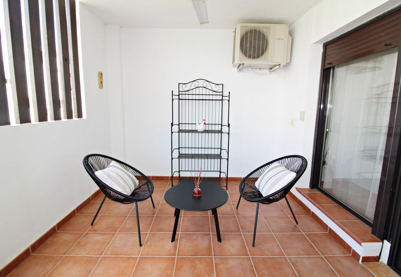 Appartement à Vera playa - Alborada B134 - WiFi, SAT TV française & jardin privé