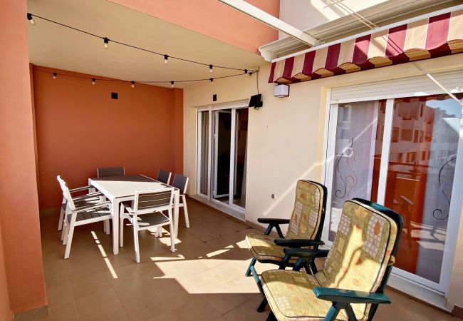 Appartement à Vera playa - Paraíso de Vera 1º - 350m plage, terrasse, piscine communautaire