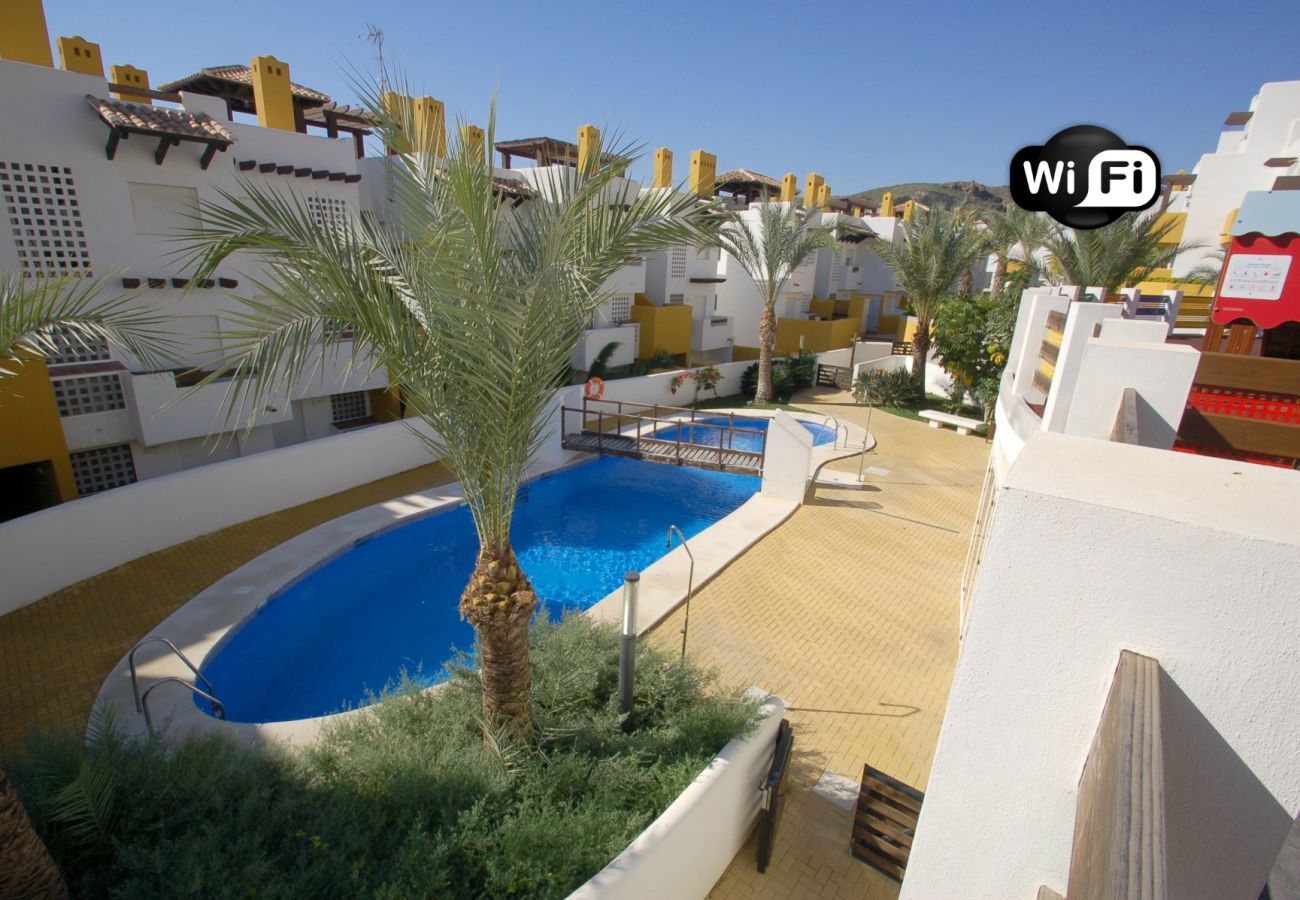 Apartment in Vera playa - Lomas del Mar 5 - WiFi, private garden, heated indoor pool