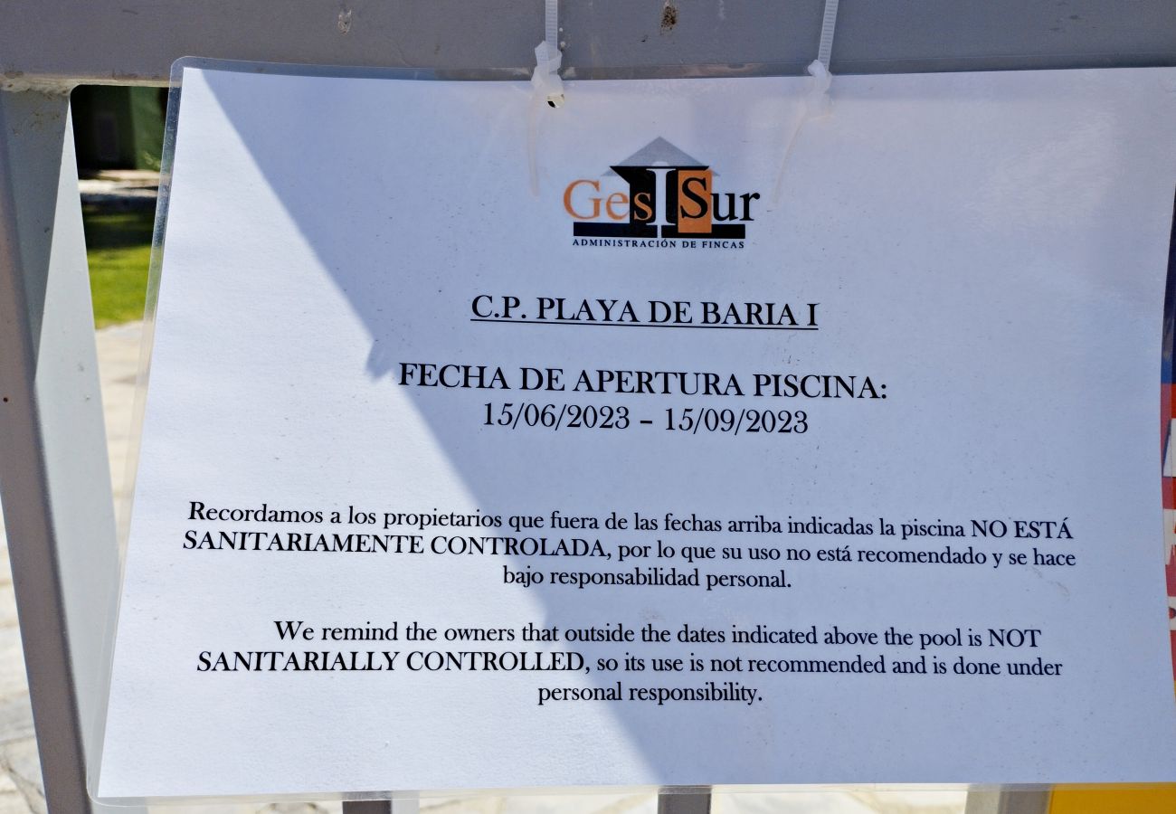 Townhouse in Vera playa - PB 02- Beachfront holiday home 